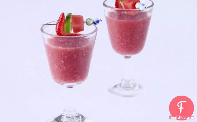 Watermelon, Strawberry and Tequila Agua Fresca