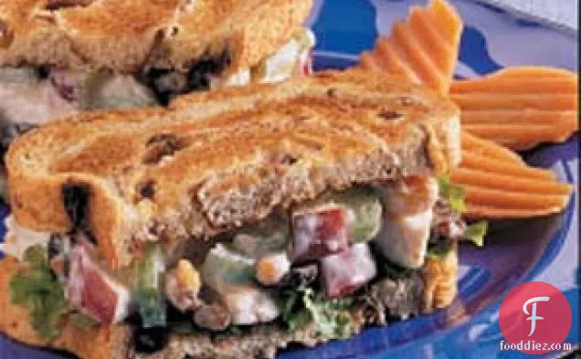 Waldorf Turkey Sandwiches