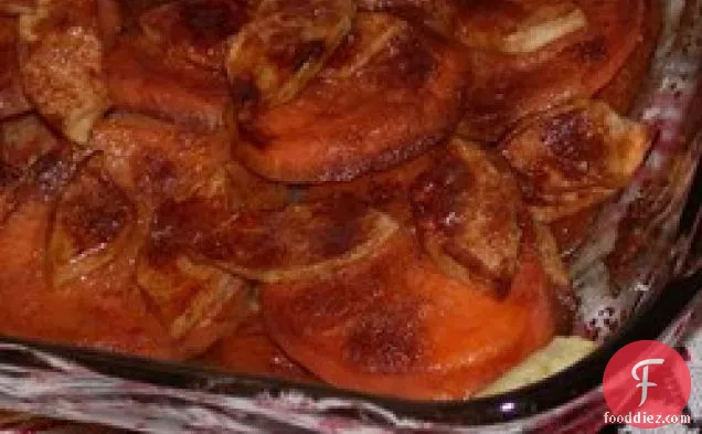 Scalloped Sweet Potatoes and Apples