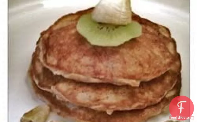 Deliciously Healthy Paleo Pancakes With Banana & Walnuts