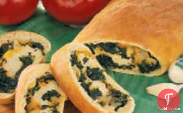 Spinach-Stuffed Bread