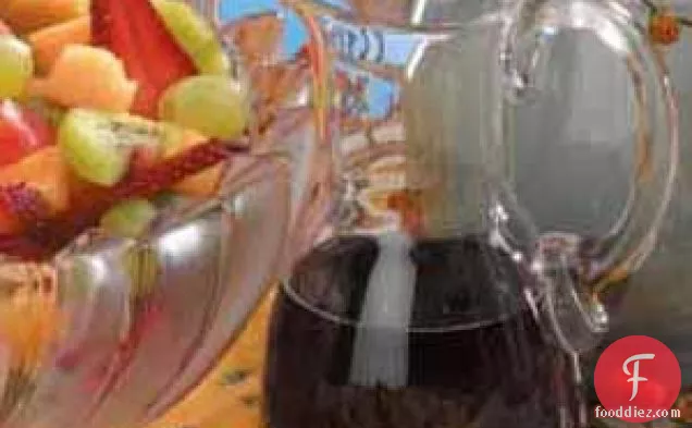 Chilled Red Wine Fruit Dressing