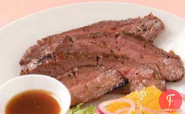 Flank Steak with Orange Sauce