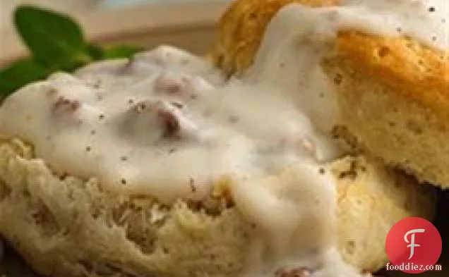 Unbeatable Sausage Gravy and Biscuits