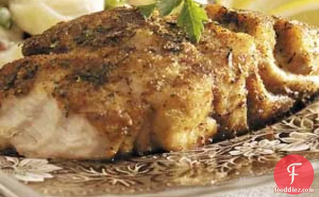 Pepper-Rubbed Red Snapper