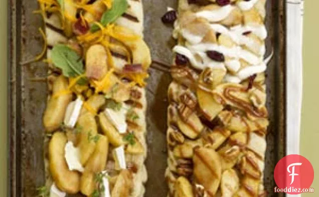 Grilled Apple Pizza