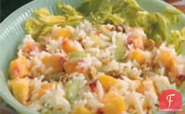 Peachy Rice Salad