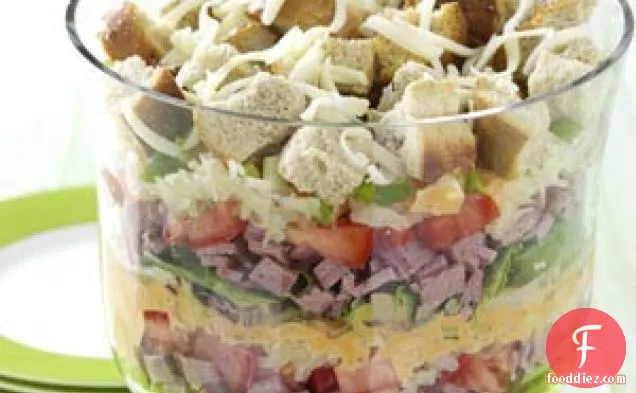 Layered Salad Reuben-Style