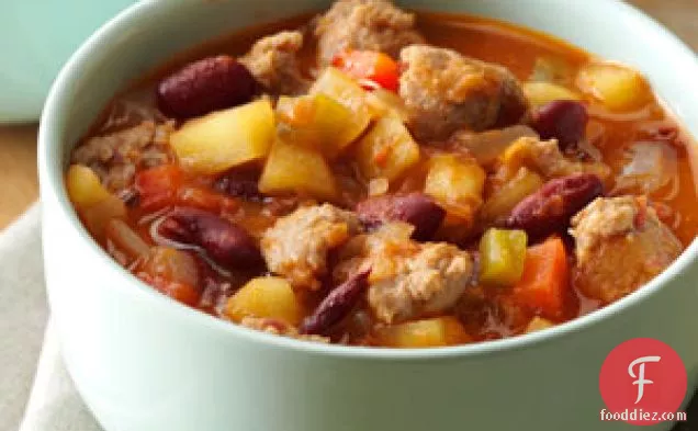 Red Bean 'N' Sausage Soup