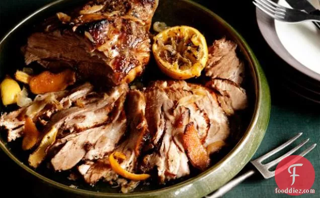 Slow-Roasted Pork with Citrus and Garlic