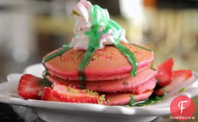 Strawberry Margarita Pancakes
