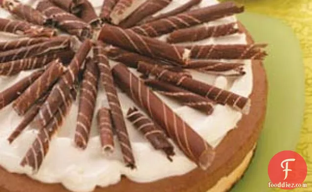 Rich Chocolate Mousse Cheesecake