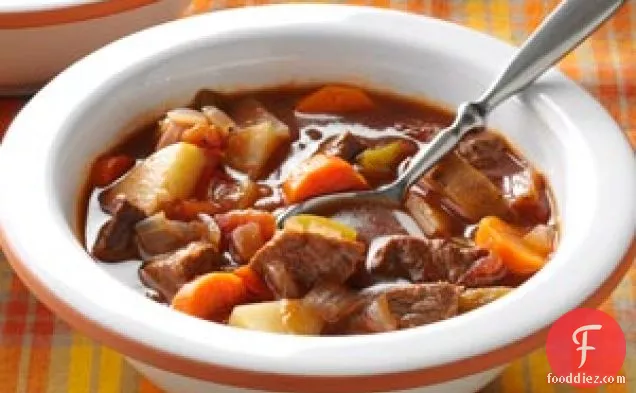 Chunky Beef & Vegetable Soup