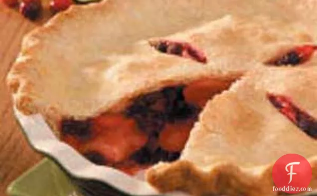 Cran-Apple Raisin Pie