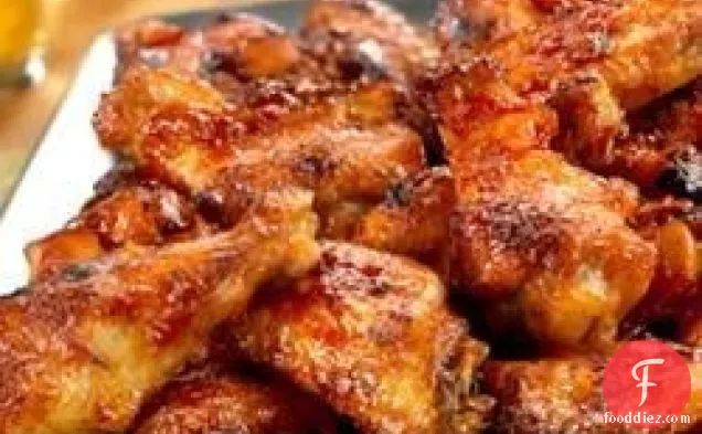 Picante-Glazed Chicken Wings