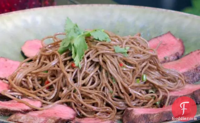 Spicy Lamb and Soba Noodle Salad