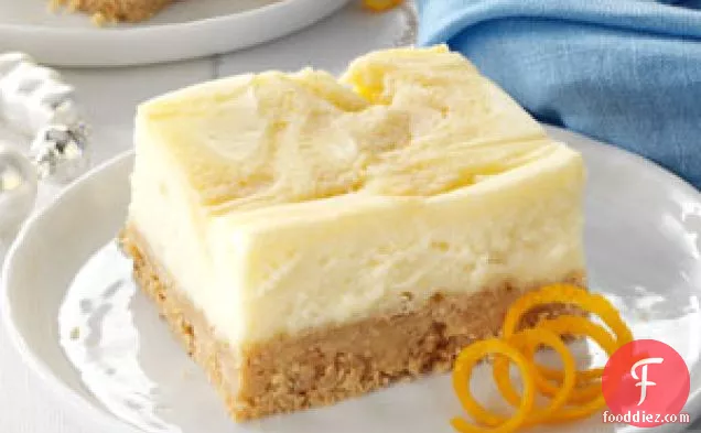 Orange-Swirled Cheesecake Dessert
