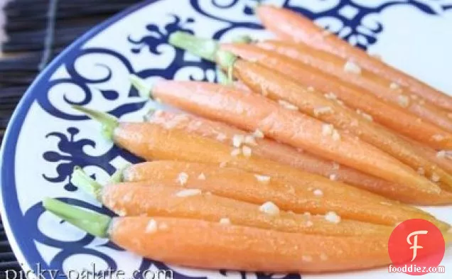 Garlic Gingered Baby Carrots
