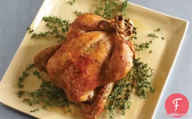 Roast Chicken With Garlic And Thyme