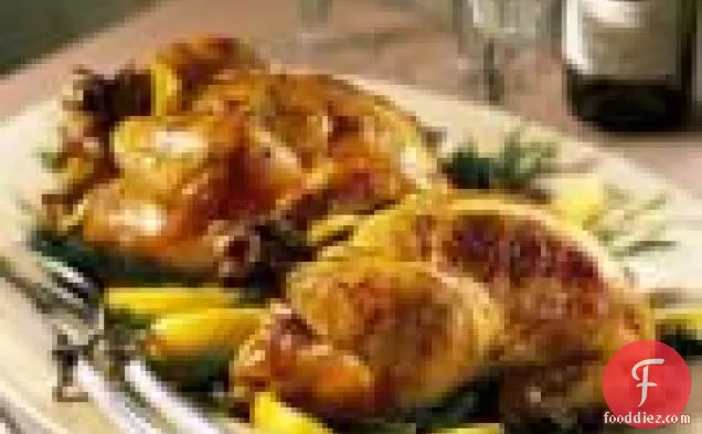 Rotisserie Chicken With Garlic, Lemon And Herbs