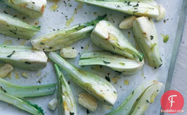 Roasted Fennel With Olives And Garlic