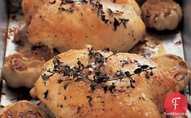 Garlic-roasted Chicken Breasts