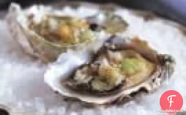 Oysters With A Garlic-tarragon Crust