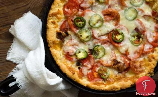 Tomato Pie With Bacon And Jalapeños