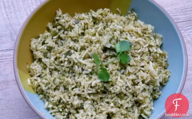 Green Rice (“arroz Verde”)