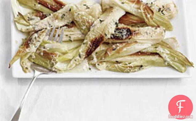 Creamy Baked Leeks With Garlic, Thyme, And Parmigiano