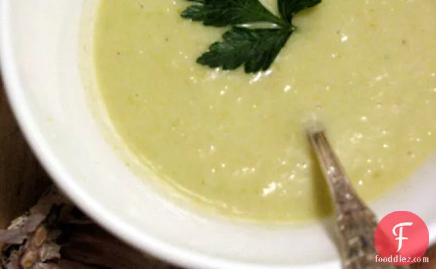 Creamy Leek And Yogurt Soup