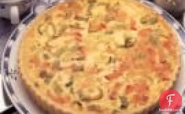 Leek And Canadian Bacon Quiche