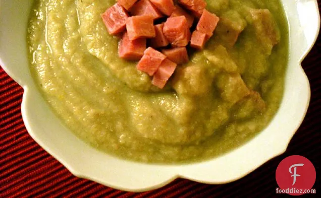 Leek And Butter Bean Soup With Ham