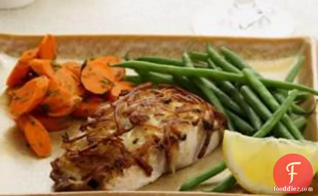 Potato-horseradish-crusted Mahi-mahi