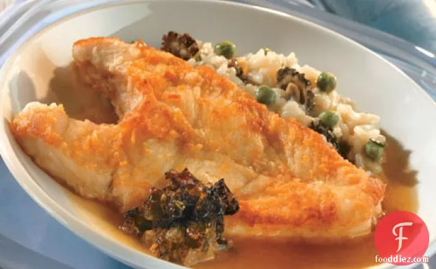 ऑरेंज बेसिल ग्रिल्ड माही माही स्टिर फ्राइड ग्रीन्स रेसिपी के साथ