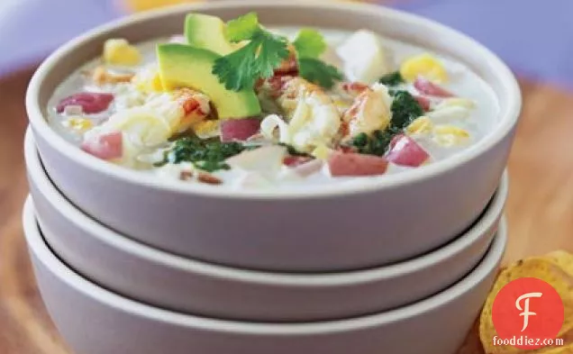 Crab and Hominy Chowder