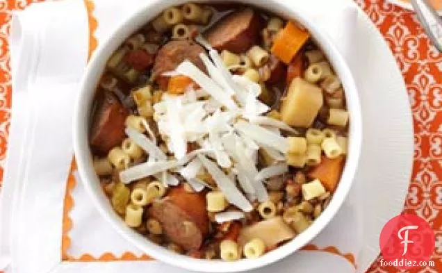 Lentil and Pasta Stew