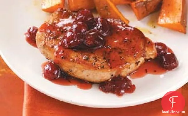 Cranberry-Maple Pork Chops