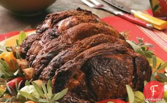 साल्सा के साथ साउथवेस्ट रिब रोस्ट