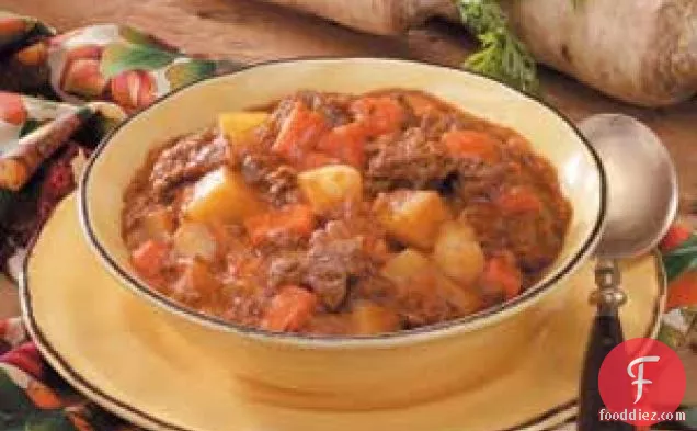 Root Vegetable Beef Stew