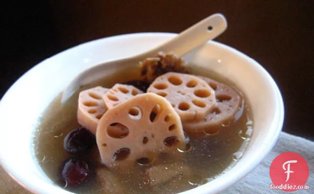 Pork Ribs And Lotus Root Soup Recipe