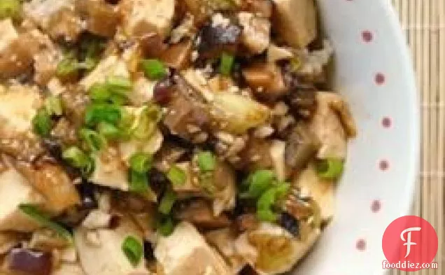 Tofu with Ground Pork Stir-Fry