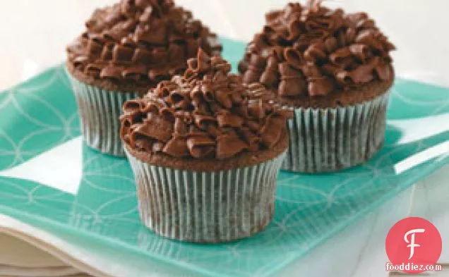 Sour Cream Chocolate Cupcakes