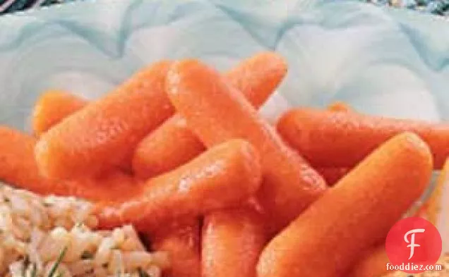 शहद-चमकीले गाजर