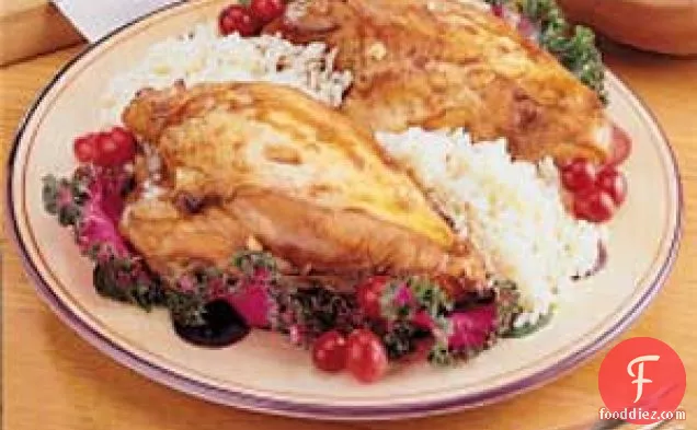 Cranberry Chicken for Two