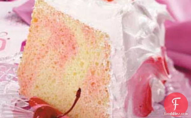 Cherry-Swirl Chiffon Cake