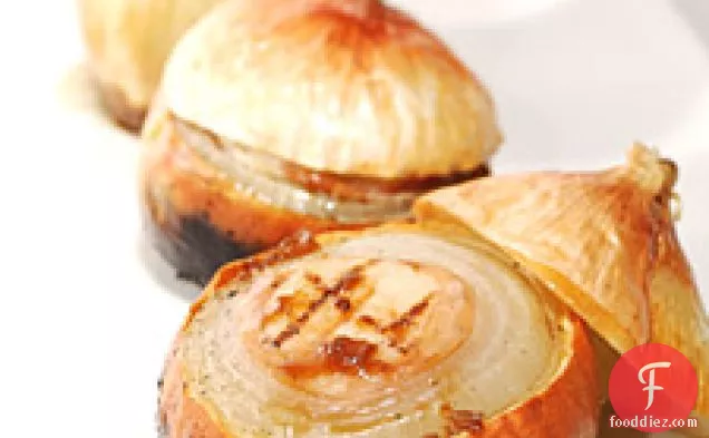 Grilled Scallop-stuffed Sweet Onions