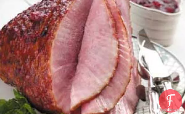 Spiral Ham with Cranberry Glaze