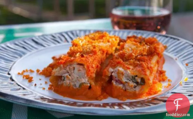 Smoked Chicken Cannelloni