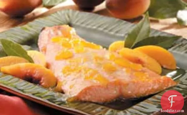 Peach-Glazed Salmon
